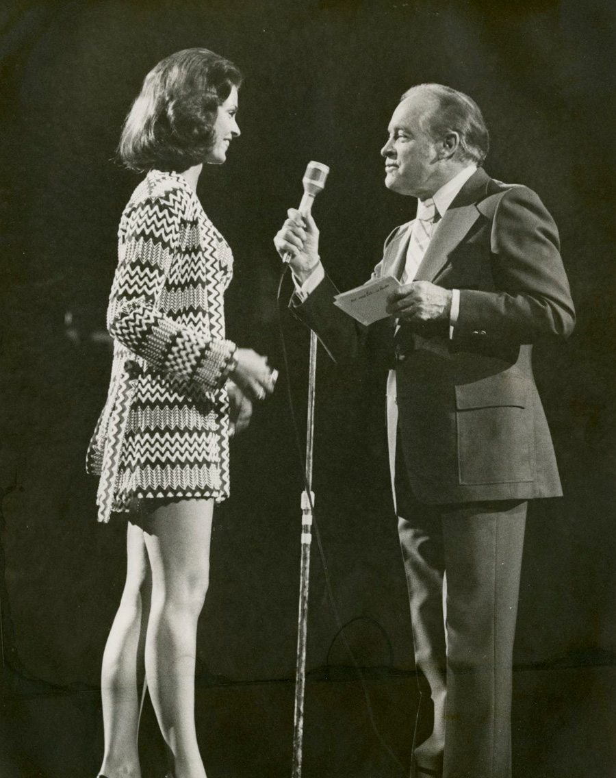 Shirley Cothran Barret with Bob Hope