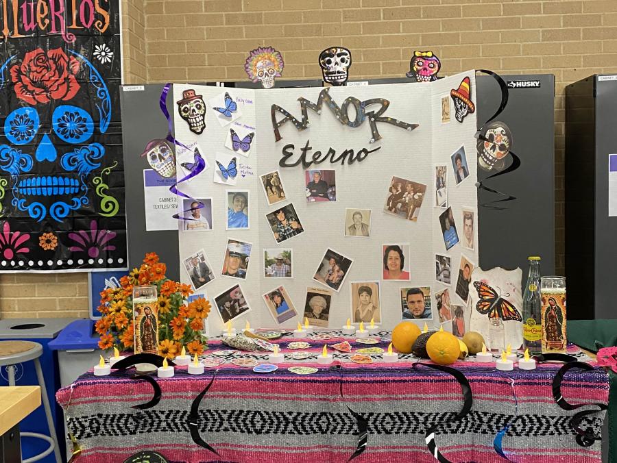 Citlali Molina's altar is pictured