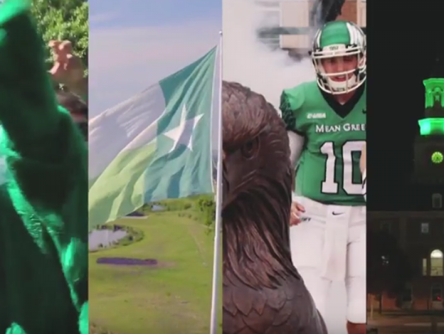 collage of UNT traditions