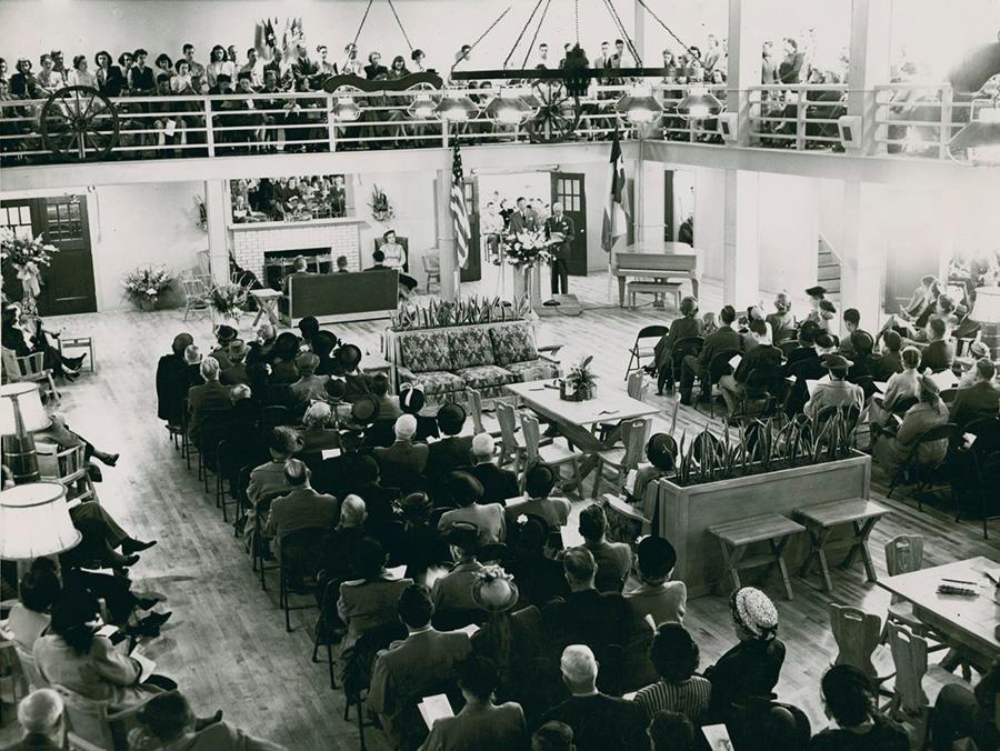 UNT Student Union interior 1949