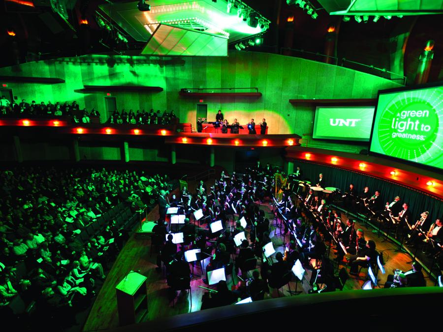 Audience in Murchison Performing Arts Center