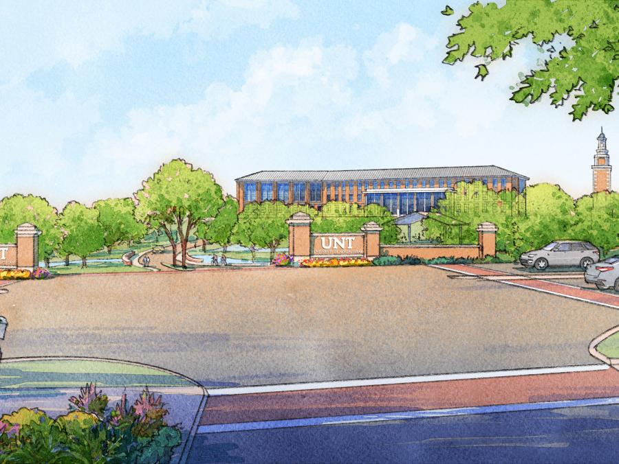 Rendering of new campus.