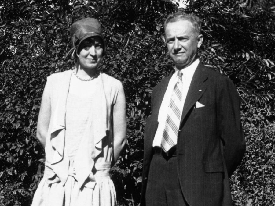 Robert L. Marquis Sr. and wife standing 