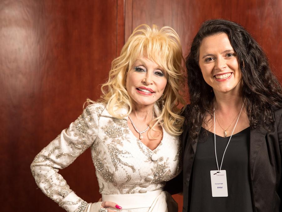 Lindsey Miller with Dolly Parton