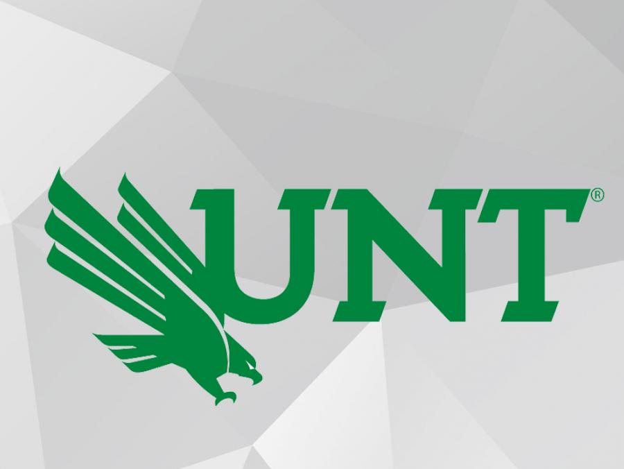 UNT logo on gray background